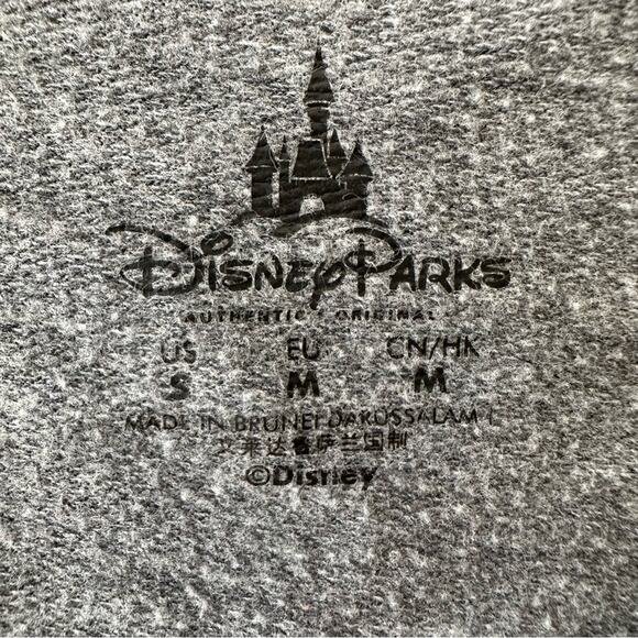 Disney Parks Sweatshirt Christmas Mickey Lightweight Gray Women's Small - Picture 6 of 11